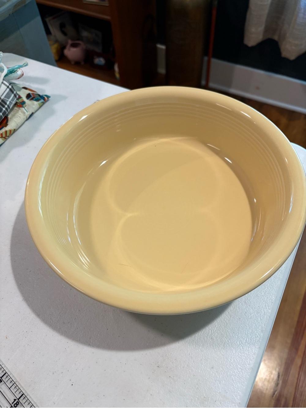 FiestaWare Cream Ceramic Bowl
